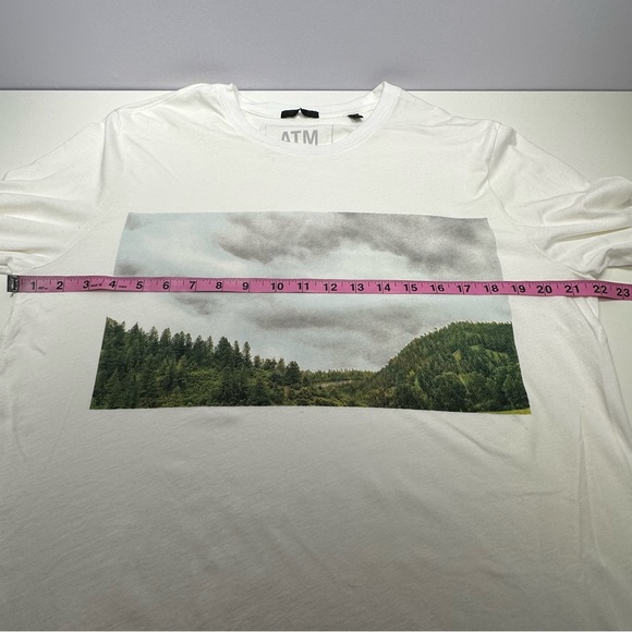NWOT | ATM Anthony Thomas Melillo | Scenic Tee | White | Size Medium - Picture 5 of 12